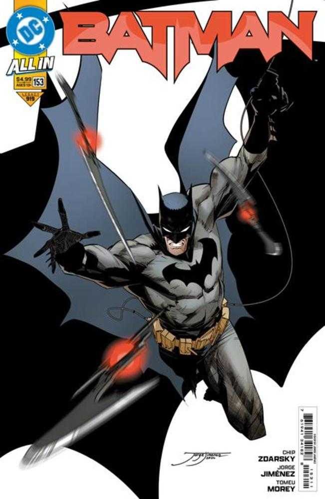 Batman op de omslag van een stripboek