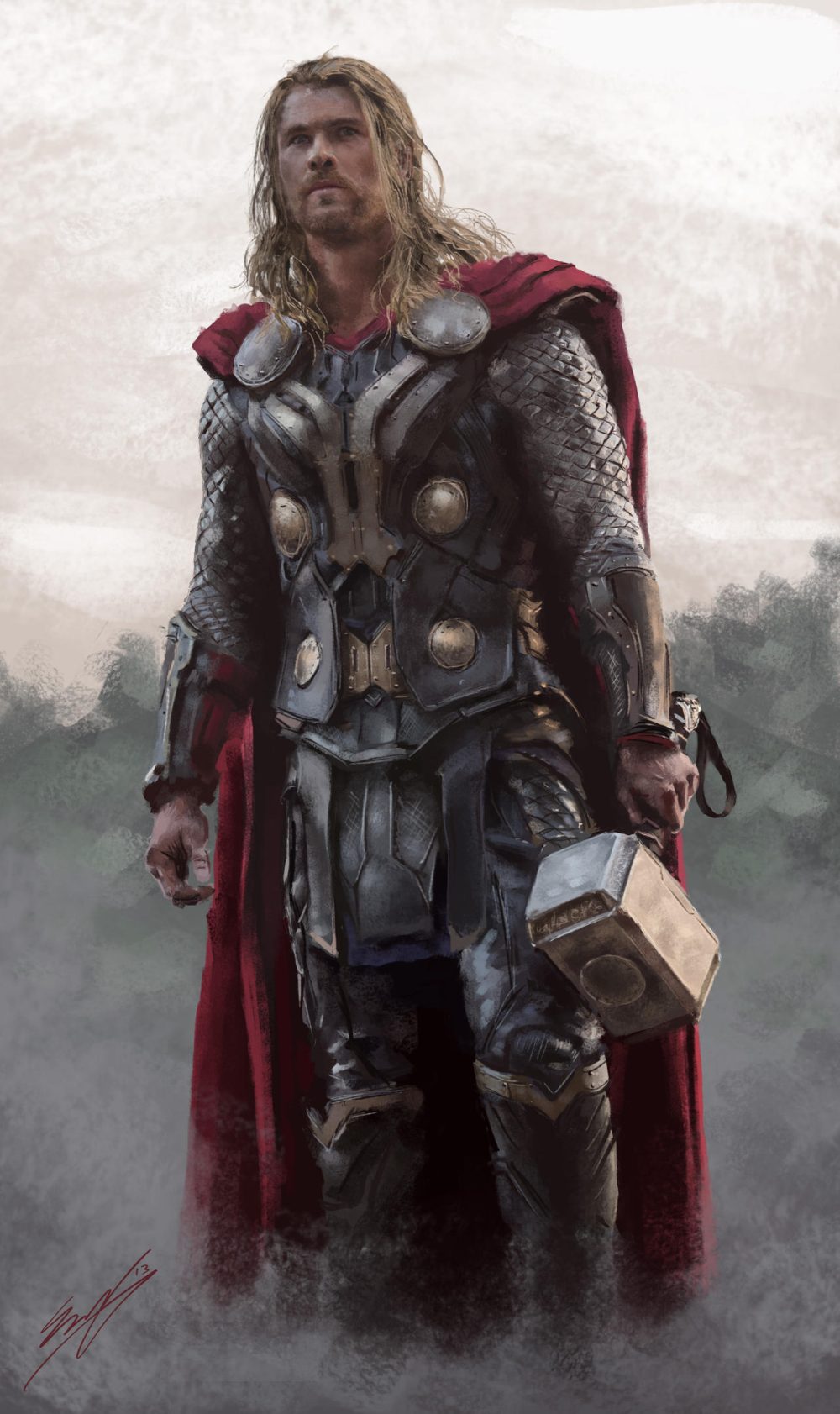 Thor met zijn hamer