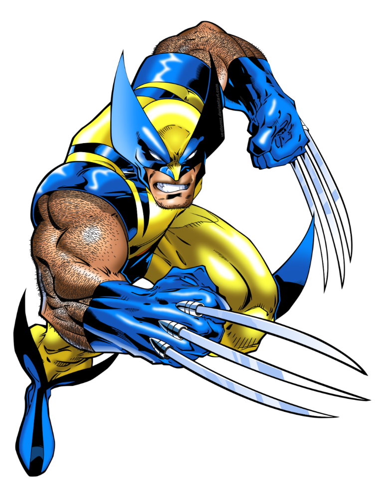 Wolverine in stripboekstijl